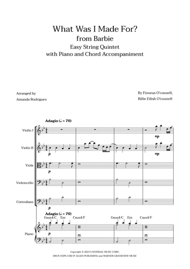 What Was I Made For?