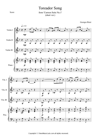 Toreador Song