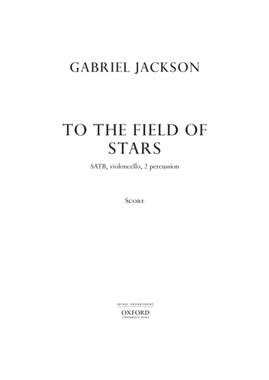 To the Field of Stars