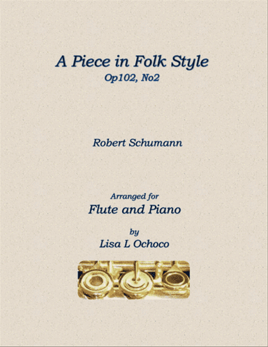 A Piece in Folk Style for Flute and Piano