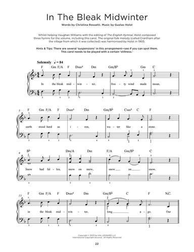 In The Bleak Midwinter