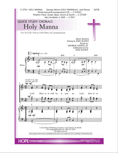 Holy Manna