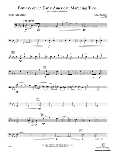 Fantasy on an Early American Marching Tune: Baritone B.C.