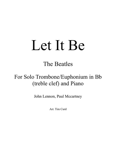Let It Be
