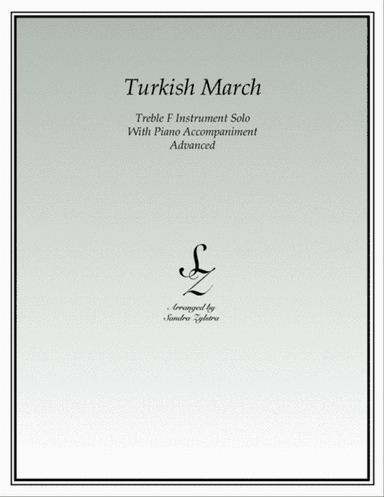 Turkish March (treble F instrument solo)
