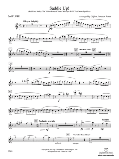 Saddle Up!: 2nd Flute