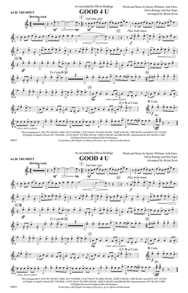 Good 4 U: 1st B-flat Trumpet