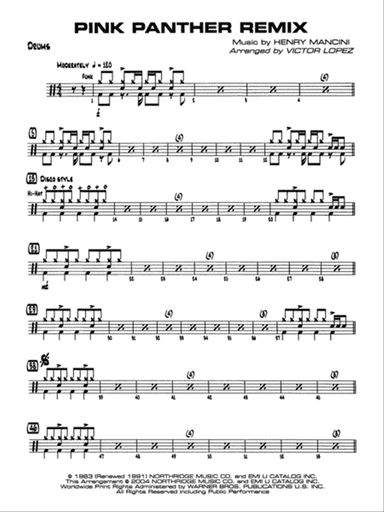 Pink Panther Remix: Drums