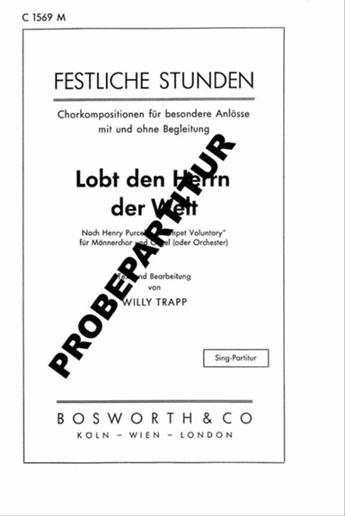 Lobt den Herrn der Welt