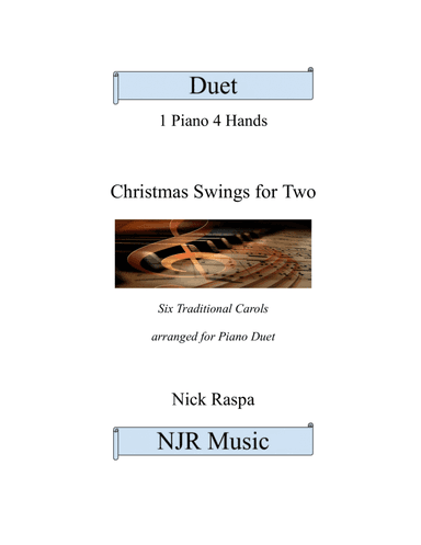 Christmas Swings for Two (1 piano 4 hands) intermediate