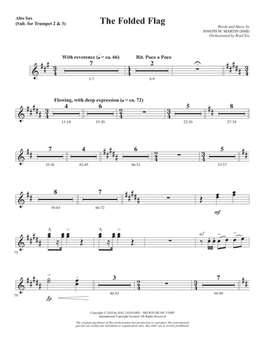 The Folded Flag - Alto Sax (sub. Trumpet 2-3)
