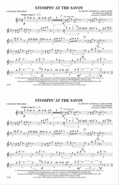 Stompin' at the Savoy: Flute