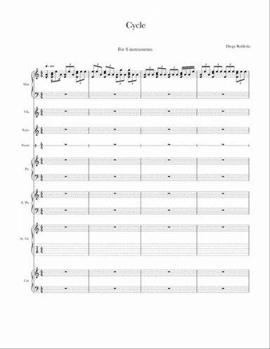 "Cycle" for 8 instruments