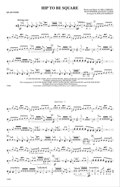 Hip to Be Square: Quad-Toms