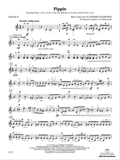 Pippin: 2nd Violin