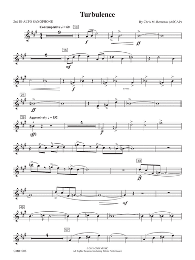 Turbulence: 2nd E-flat Alto Saxophone