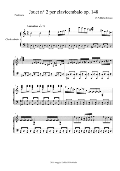 Jouet n° 2 per clavicembalo op. 148