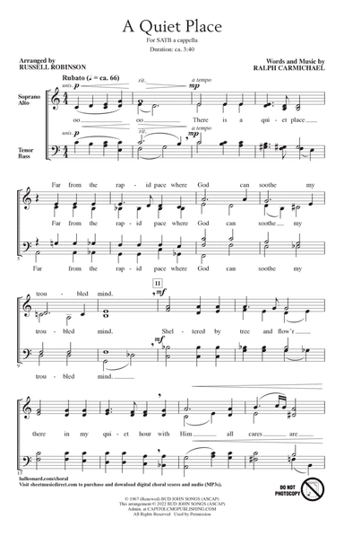 A Quiet Place (arr. Russell Robinson)