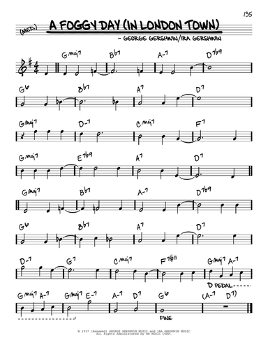 A Foggy Day (In London Town)