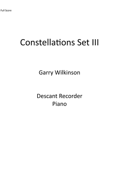 Constellations Set III