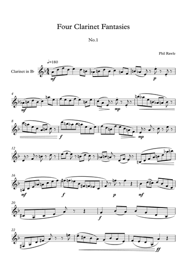 Four Clarinet Fantasies