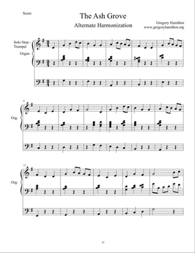 The Ash Grove - Let All Things Now Living - Alternate Harmonization