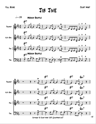 Jib Jive - Lead Sheet