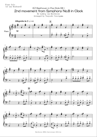 2nd movement from Symphony No.8 in Clock