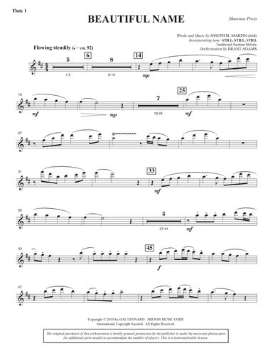 Beautiful Name (Orchestra) - Flute 1