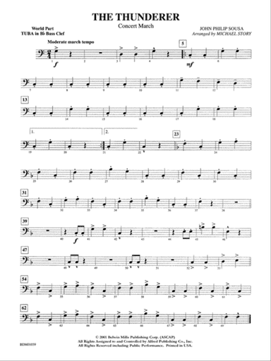 The Thunderer: WP B-flat Tuba B.C.