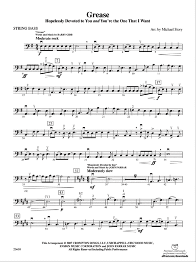 Grease: String Bass