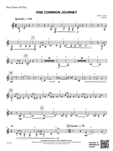 One Common Journey: Bass Clarinet