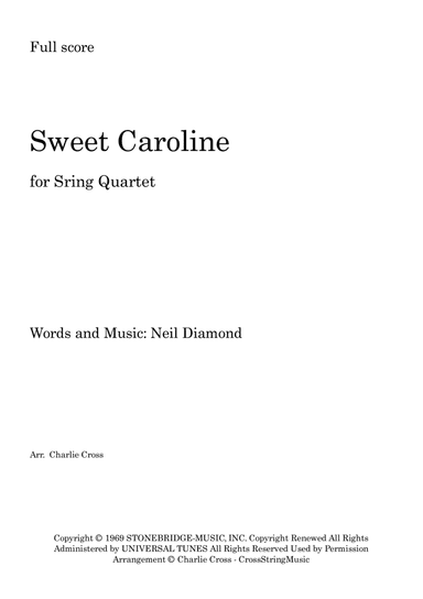 Sweet Caroline