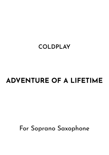 Adventure Of A Lifetime