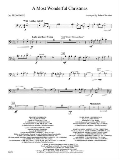 A Most Wonderful Christmas: 3rd Trombone