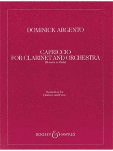 Capriccio for Clarinet and Orchestra