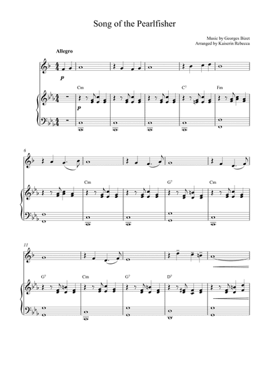 Song of the Pearlfisher