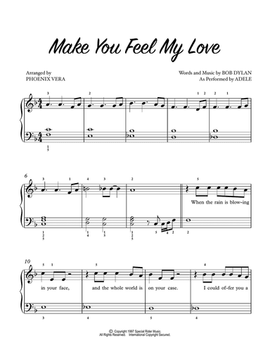 Make You Feel My Love
