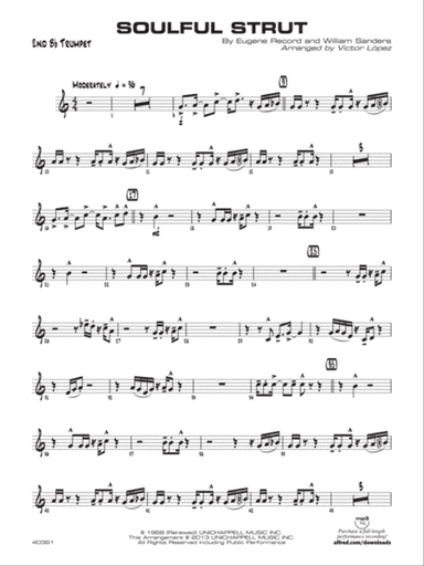 Soulful Strut: 2nd B-flat Trumpet