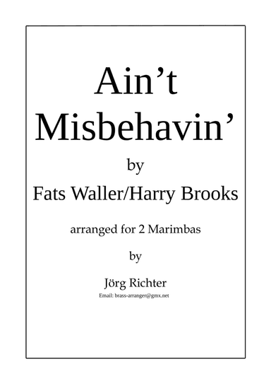 Ain't Misbehavin'