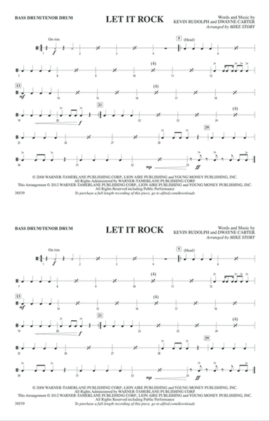 Let It Rock: Bass Drum/Tenor Drum