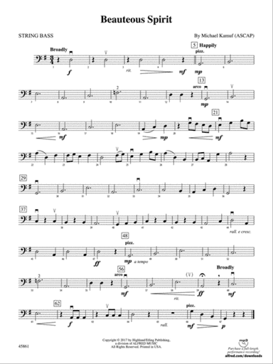 Beauteous Spirit: String Bass