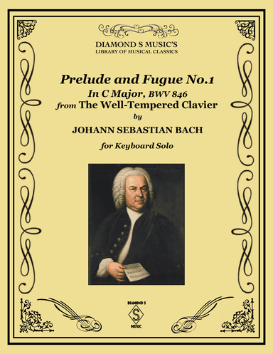 Prelude and Fugue No.1 in C Major from The Well-Tempered Clavier Book 1 BWV 846- J.S. Bach - Piano