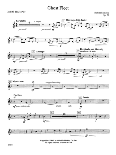 Ghost Fleet: 2nd B-flat Trumpet