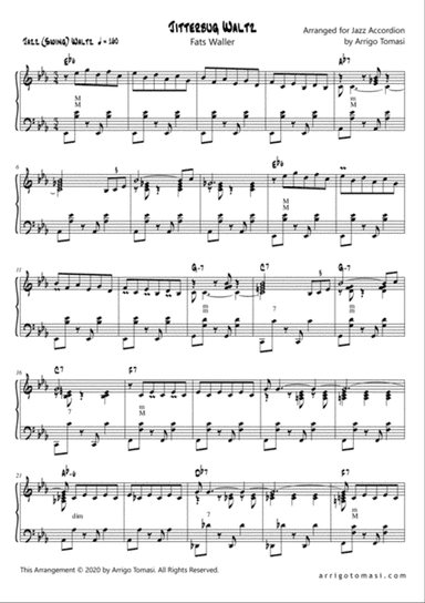 Jitterbug Waltz (Jazz Accordion)