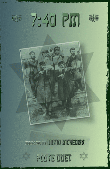 7.40pm, Traditional Klezmer tune for Flute Duet