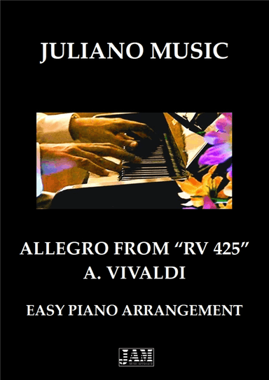 ALLEGRO FROM "RV 425" (EASY PIANO) - A. VIVALDI