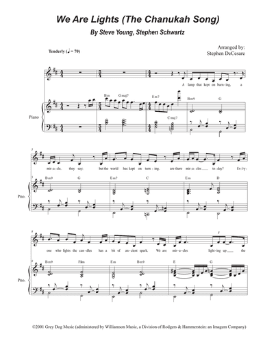 The Chanukah Song (we Are Lights)