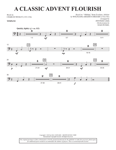 A Classic Advent Flourish - Timpani