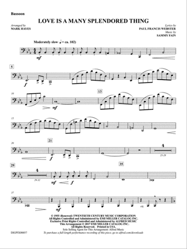 Love Is a Many Splendored Thing: Bassoon